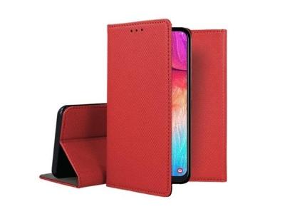 Flipové červené magnetické polohovací pouzdro pro Huawei Y6 Prime 2019