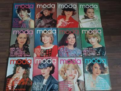 Slovenský časopis - Móda - z roku 1985 , 12 čísel  