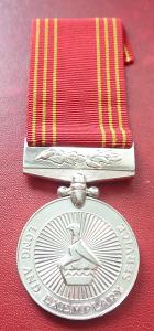 Zimbabwe. Armádní medaile za dlouhou a příkladnou službu. Řád