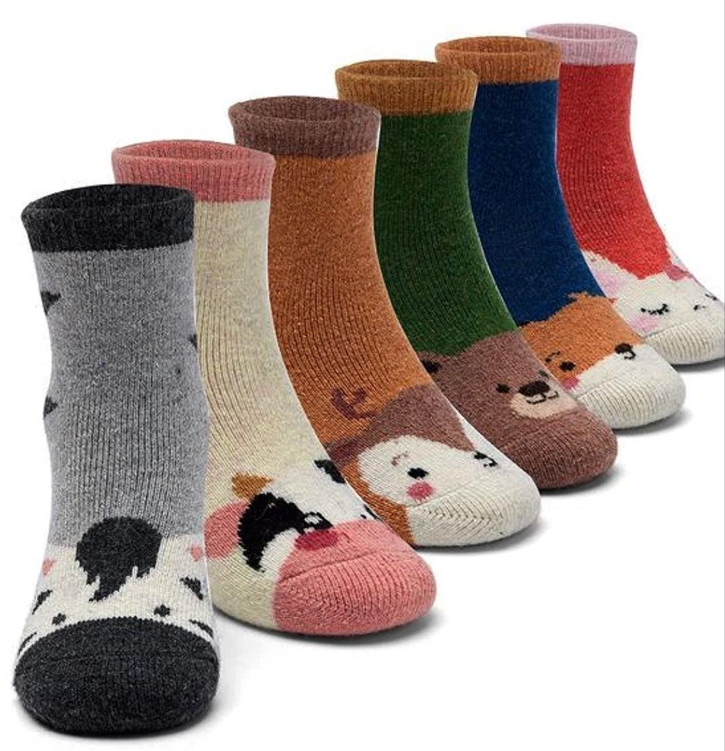 Vlnené ponožky 6 párov - vel.27-30 - Oblečenie pre deti