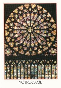 pohlednice [France] [Paris] [Notre Dame] [katedrála] [jižní okno]