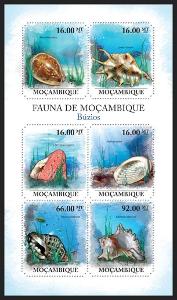 Mosambik 2011 Mušle Mi# 4840-45 Kat 12€ R190
