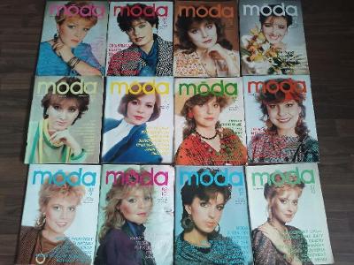 Slovenský časopis - Móda - z roku 1987 , 12 čísel