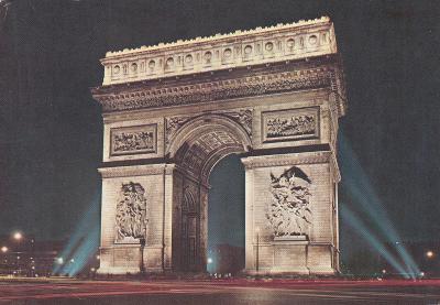 pohlednice [France] [Paris] [Arc de Triomphe] [vít. oblouk] 