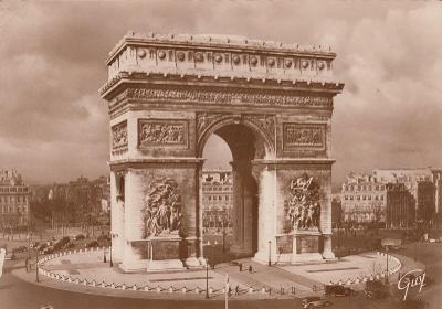 pohlednice [France] [Paris] [Arc de Triomphe] [vít. oblouk]
