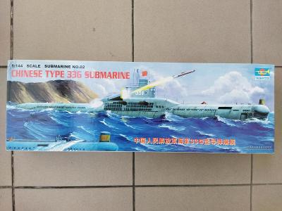 Čínská ponorka TYPE 33G od Trumpeter, měřítko 1:144