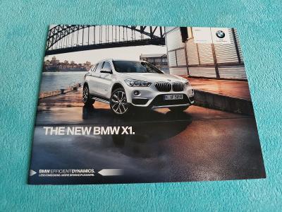 Prospekt BMW X1 (2015), 20 stran, anglicky