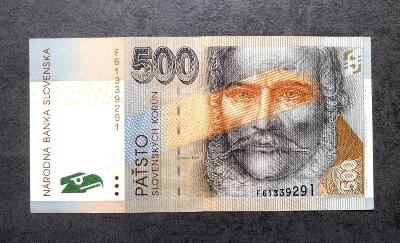 500 korun 2000  serie F