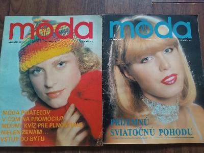 2 x Slovenský časopis - Móda - z roku 1981  