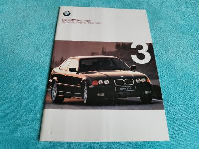 Prospekt BMW 3 Coupé E36 (1998), 36 stran, německy