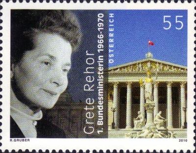 Rakousko 2010 Známky 2880 ** politik žena architektura