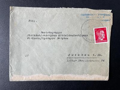 DR, Deutsches Reich, Dopis + příležitostní razítko