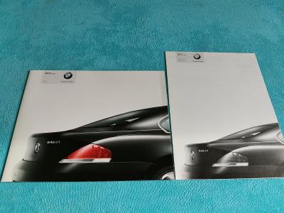 Prospekt BMW 6 Coupé E63 (2003), 32+12 stran, německy