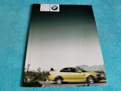 Prospekt BMW M3 E46, vč. M3 CSL (2003), 100 stran, anglicky