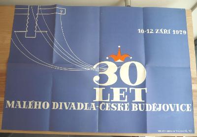 30 let Malého divadla České Budějovice (plakát, divadl