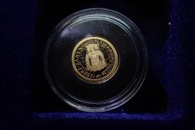 6 x Zlatá mince - Au 585/1000 - Investice  !!! 