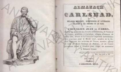 Almanach de Carlsbad 1852  ( Karlovy Vary )