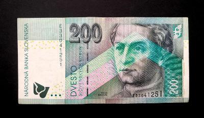 200 korun 1999 serie E  