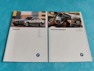 Prospekt BMW 5 E39 (1996), 42+18 strany, německy