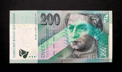 200 korun slovenskych  2002  serie E  