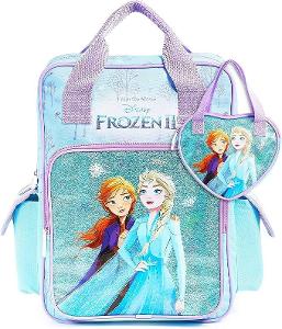 Batoh do školy / Frozen 2 sada s batohem a kabelkou pro dívky// 232