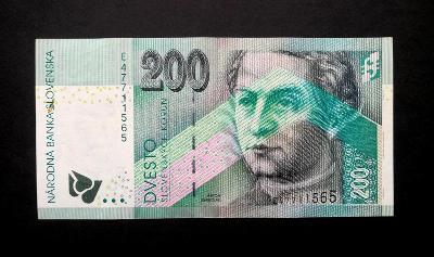 200 korun slovenskych  2002  serie E  