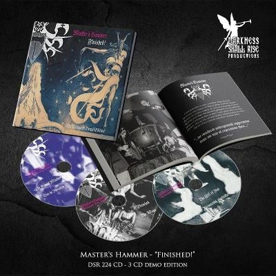 Master's Hammer ‎– Finished! 3xCD digibook + zin s historií kapely