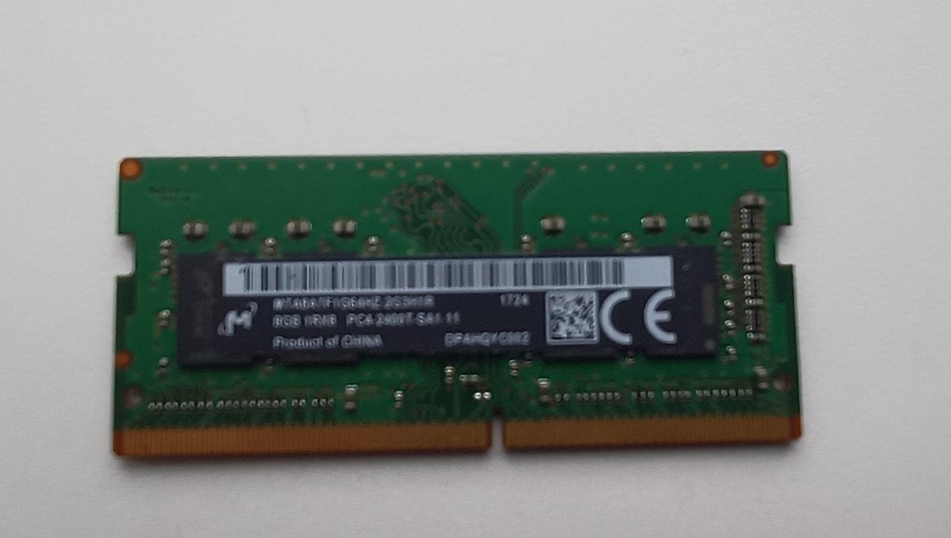 RAM NTB Micron 8gb 19200 2400 MHz - DDR4 MTA8ATF1G64HZ-2G3H1R - Počítače a hry