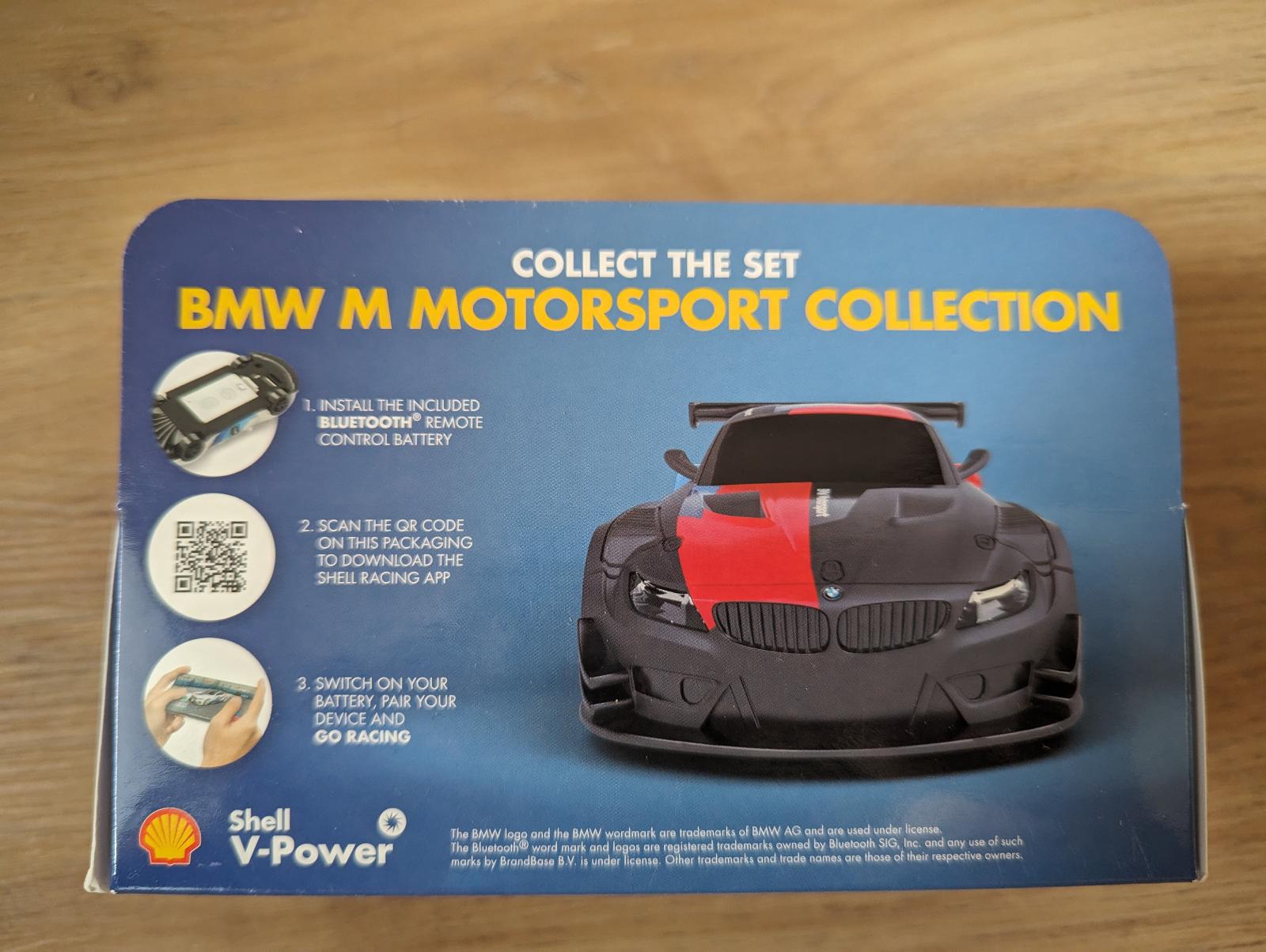 Autíčko BMW Z4 GT3 bluetooth ovládanie - kolekcia Shell - Deti