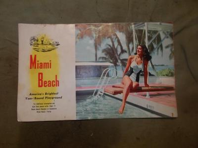 Miami Beach,původní dobový reklamní prospekt