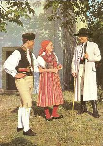 Lidové kroje - Chodsko - Postřekov - VF - 1969