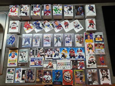 Mega lot NHL kariet 2017-2023- 900kusov (Young Guns, inserty, limit)