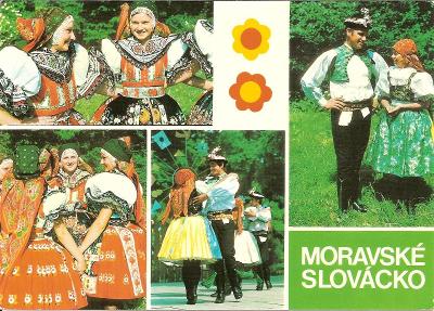 Lidové kroje - Moravské Slovácko - Kyjov - Strážnice - VF - 1978