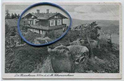 Hejšovina - Švýcárna odzadu!!, cca 1935, Pasterka Karlów Radków Machov