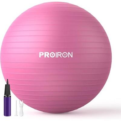 Gymnastický míč Proiron, růžový, 55 cm