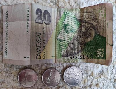Slovenská bankovka a mince