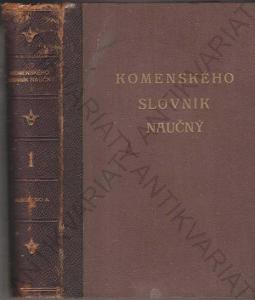 10 svazků - Komenského slovník naučný 1937 - 1938