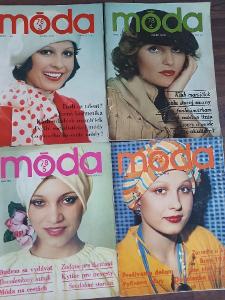 Slovenský časopis - Móda - z roku 1978 , 4 čísla  