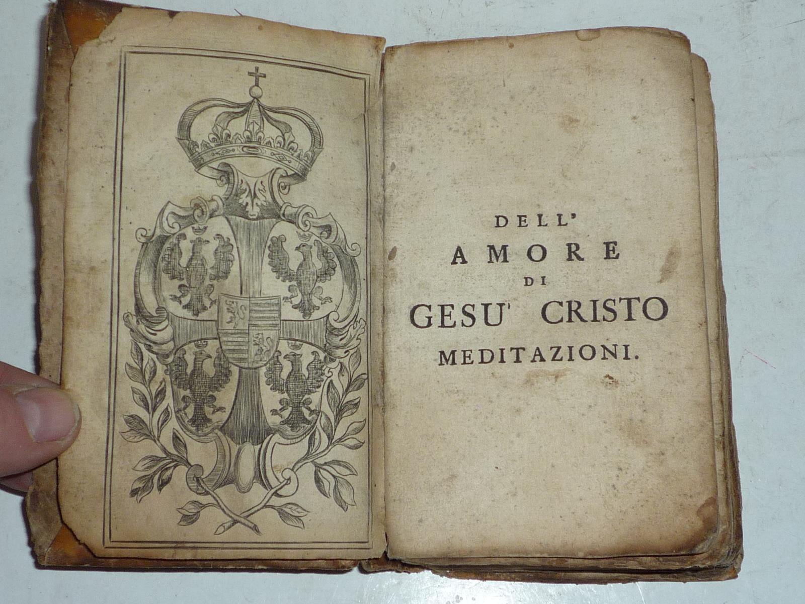 KNIHA DELL A MORE GESU CRISTO MEDITAZIONI asi veľmi stará - Knihy