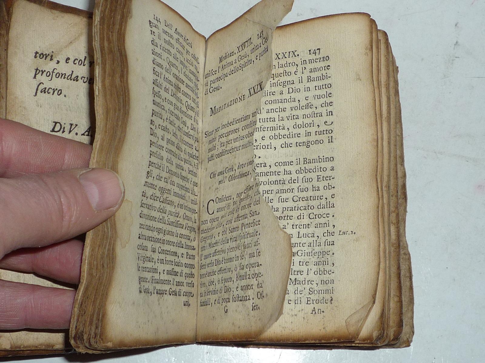 KNIHA DELL A MORE GESU CRISTO MEDITAZIONI asi veľmi stará - Knihy