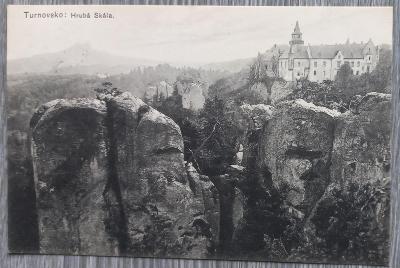 Zámek Hrubá Skála - Český ráj - hezký záběr - 1911