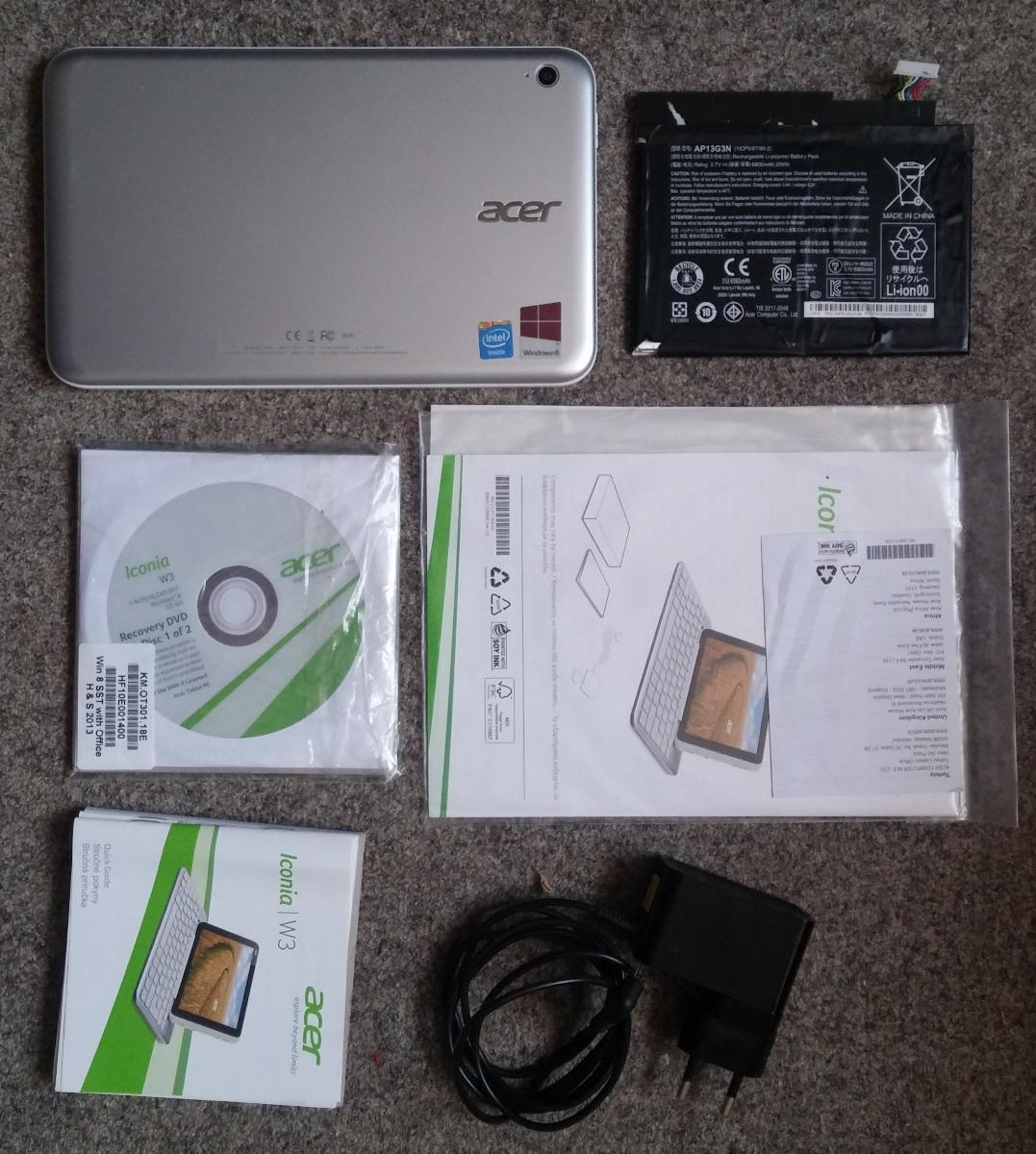 Acer Iconia W3-810, prosím čítajte - Tablety a čítačky e-kníh