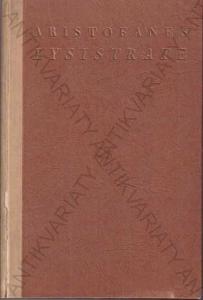 Lysistrate Aristofanes J. Konůpek V. H Bunner 1930