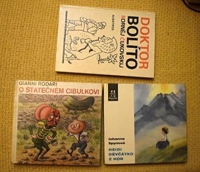 sada knižek pro děti - Cibulka, Heidi, Bolíto
