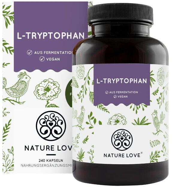 Výživový doplnok Nature Love - L-Tryptophan, 240 kapsúl - Lekáreň a zdravie