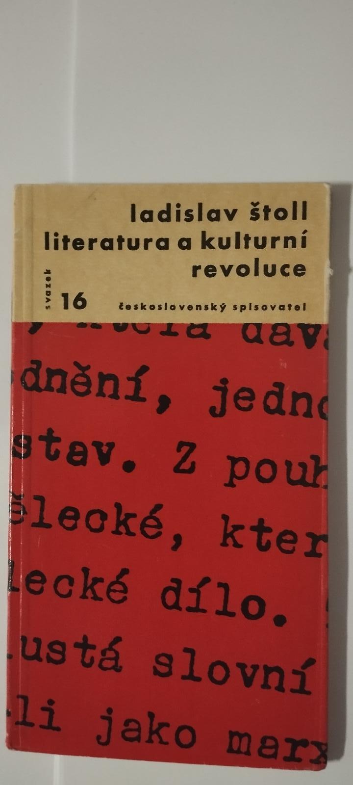 Literatúra a kultúrna revolúcia - L.Štoll - Učebnice