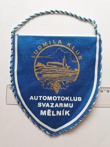 vlajka Automotoklub Mělník Svazarm Ludmila Mělník