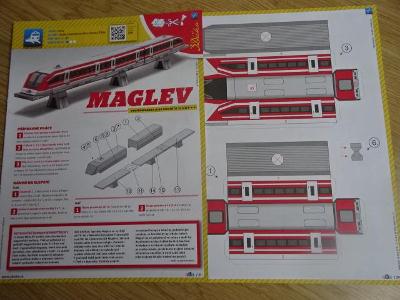 Maglev - magnetický vlak - 1:87 HO.