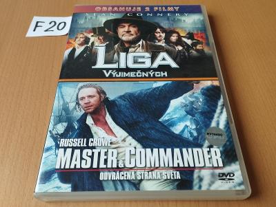 DVD Liga vyjímečných + Master a commander odvrácená strana Pavool F20
