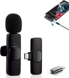 Bezdrátový klipový mikrofon pro iOS a Android 2,4GHz / Od 1Kč |001|